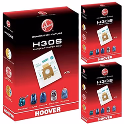 HOOVER Vacuum Cleaner H30S TELIOS ARIANNE SENSORY DISCOVERY OCTOPUS Dust Bag Genuine  09178278 (Pack of 3)