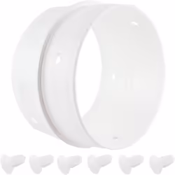 Universal Tumble Dryer Vent Dual Hose Connector Adapter Ring