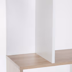 HOMCOM 5-tier Display Shelving Storage Bookcase S Shape design Unit Natural - Additional view 7