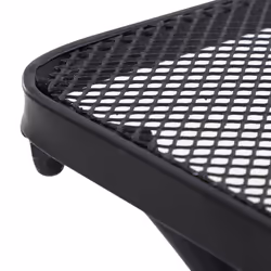 Outsunny 45cm Square Metal Outdoor Patio Bistro Table Coffee Desk