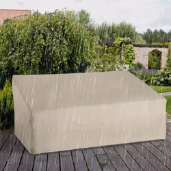 Outsunny 3 Seater Rain Cover Garden Sofa Chair Bench Protector 218x111x101cm