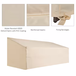 Outsunny 3 Seater Rain Cover Garden Sofa Chair Bench Protector 218x111x101cm
