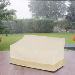 Outsunny Furniture Rain Cover 3 Seater Garden Rattan Chair Bench Waterproof