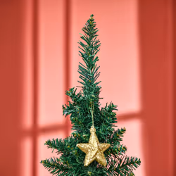 HOMCOM 6FT Pencil Artificial Christmas Tree with Solid Stand Tips Green - Additional view 6
