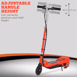 HOMCOM Foldable Kids Electric Scooter, for Ages 7-14 Years, Red - Additional view 7