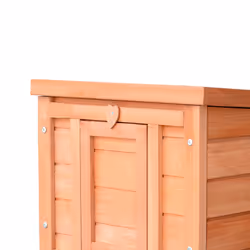 PawHut Wooden Rabbit Hutch Bunny Cage Guinea Pig House Pet Habitat Ferret - Additional view 7