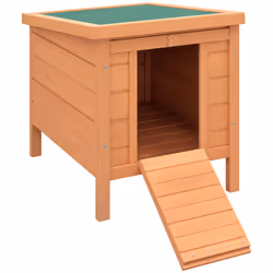 PawHut Wooden Rabbit Hutch Bunny Cage Guinea Pig House Pet Habitat Ferret - Additional view 8