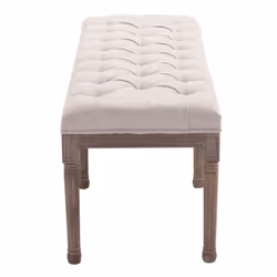 Homcom 3-Person Tufted Bench
