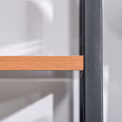 HOMCOM 4-Tier Minimalistic Ladder Shelf Home Display Storage Brown - Additional view 5
