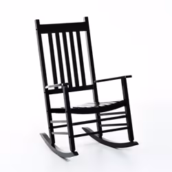 Outsunny Wooden Garden Rocking Chair Outdoor Furniture Deck Armchair Patio Swing
