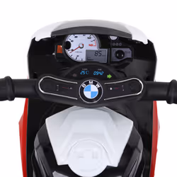 HOMCOM Electric Kids Ride on Motorcycle BMW Liscensed w/ Headlights Music Red - Additional view 7