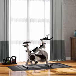 HOMCOM Thick Equipment Mat Gym Exercise Fitness Workout Tranining Bike Protect