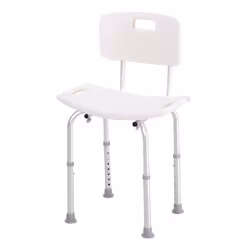HOMCOM Bath Chair Shower Seat Safety Bathroom Elderly Aids Adjustable Positions - Additional view 8