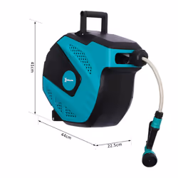 DURHAND 15M Water Hose Reel Compact Garden Car Auto Retract Spray Nozzle - Additional view 8