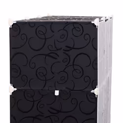 HOMCOM DIY Interlocking Plastic Modular Wardrobe