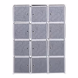 HOMCOM DIY Interlocking Plastic Modular Wardrobe - Additional view 4