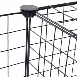 PawHut DIY Pet Playpen Metal Wire Fence Guinea Pig Small Animals Cage 12 Panel - Additional view 6