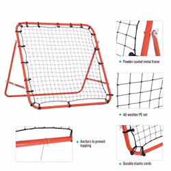 HOMCOM Rebounder Net Goal for Kids, Adults, Baseball, Football Training - Additional view 4