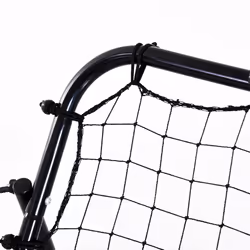 HOMCOM Rebounder Net Kids Adults Football Training Aid Adjustable Black - Additional view 7