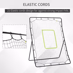 HOMCOM Rebounder Net Kids Adults Baseball Softball Training Aid Goal Play - Additional view 5