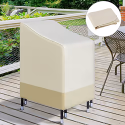 Outsunny Outdoor Furniture Cover Chairs Stacked Protection Deep Wind Rain Dust
