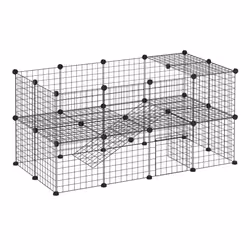 PawHut DIY Pet Playpen 36 Panel for Rabbit Chinchilla Hedgehog - Additional view 8