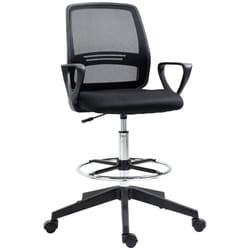 Vinsetto Draughtsman Chair Tall Office Chair with Adjustable Height