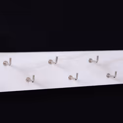 HOMCOM Hanging Mirrored Jewel Storage Cabinet with Lock LED White - Additional view 5