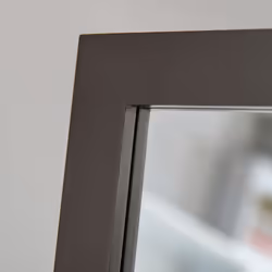 HOMCOM Freestanding Dressing Mirror 148x47cm Adjustable Angle Dark Brown Frame - Additional view 8