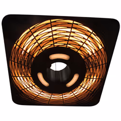 Outsunny 2000W Patio Electric Hanging Ceiling Heater Halogen Remote Aluminium