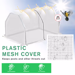 Outsunny Mini  Greenhouse Grow House PVC Cover Steel Frame White 99 x 71 x 60cm