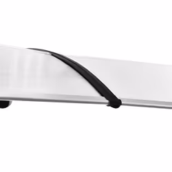 Outsunny Outdoor Curved Window Porch Canopy Awning UV Rain Cover 0.8x2m Clear - Additional view 6