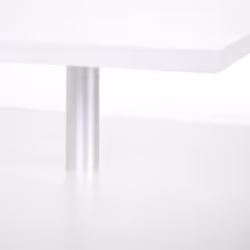 HOMCOM 2 Tier Coffee/End Table Modern Design w/Open Shelf Living Room White - Additional view 8