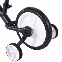 HOMCOM Kids Balance Training Bike Toy w/ Stabilizers For Child 2-5 Years Black