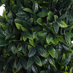 Outsunny 2 Pack Artificial Boxwood Spiral Tree Decorative Plant w/ Nursery Pot - Additional view 6