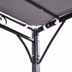 Outsunny 3m x 3m Gazebo Garden Pergola Canopy Sun Shade Shelter Soft Top - Additional view 5