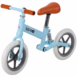 HOMCOM Kid Balance Bike ChildrenBicycle Adjustable Seat 2-5 Years No Pedal Blue