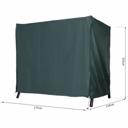 Outsunny Garden Furniture Protector Patio Swing Chair Cover Green