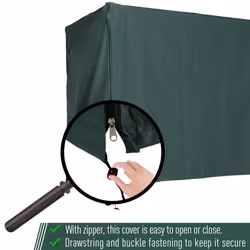 Outsunny Garden Furniture Protector Patio Swing Chair Cover Green