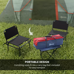 Outsunny Outdoor  Camping Tent For 5-6 W/ Bag, Fibreglass & Steel Frame