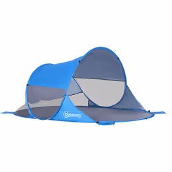 Outsunny Portable Automatic Pop Up Beach Tent Outdoor Camp Shelter Blue - Additional view 8