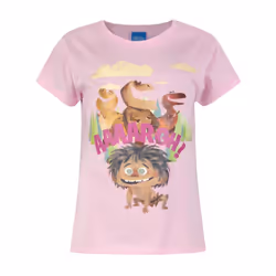 Disney Short Sleeved T-Shirt (Girls Pink) - 5-6 Years