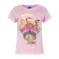 Disney Short Sleeved T-Shirt (Girls Pink) - 5-6 Years