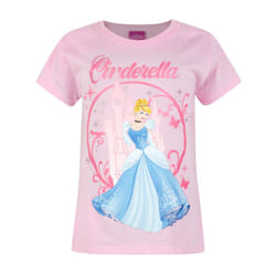 Disney Short Sleeved T-Shirt (Girls Pink) - 1-2 Years