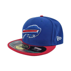 New Era Fitted Flat Cap (Unisex Blue) - 7 1/8