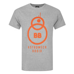 Star Wars Short Sleeved T-Shirt (Mens Grey) - XX-Large