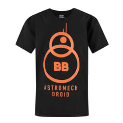 Star Wars Short Sleeved T-Shirt (Boys Black) - 5-6 Years