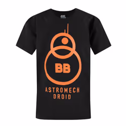 Star Wars Short Sleeved T-Shirt (Boys Black) - 7-8 Years