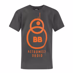 Star Wars Short Sleeved T-Shirt (Boys Grey) - 5-6 Years