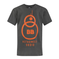 Star Wars Short Sleeved T-Shirt (Boys Grey) - 5-6 Years